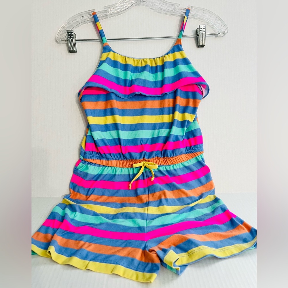 Extremely Me Girls Colorful Striped Romper